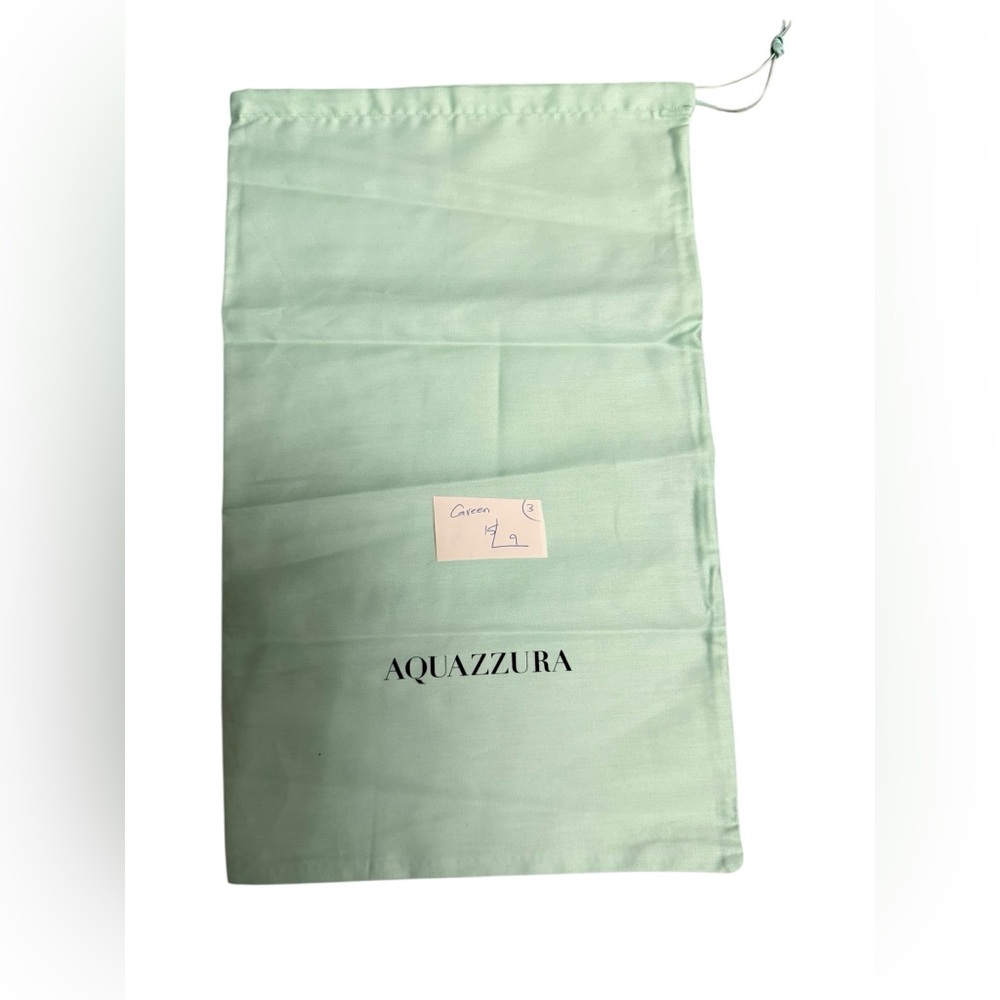 Aquazzura Light Green Drawstring Bag